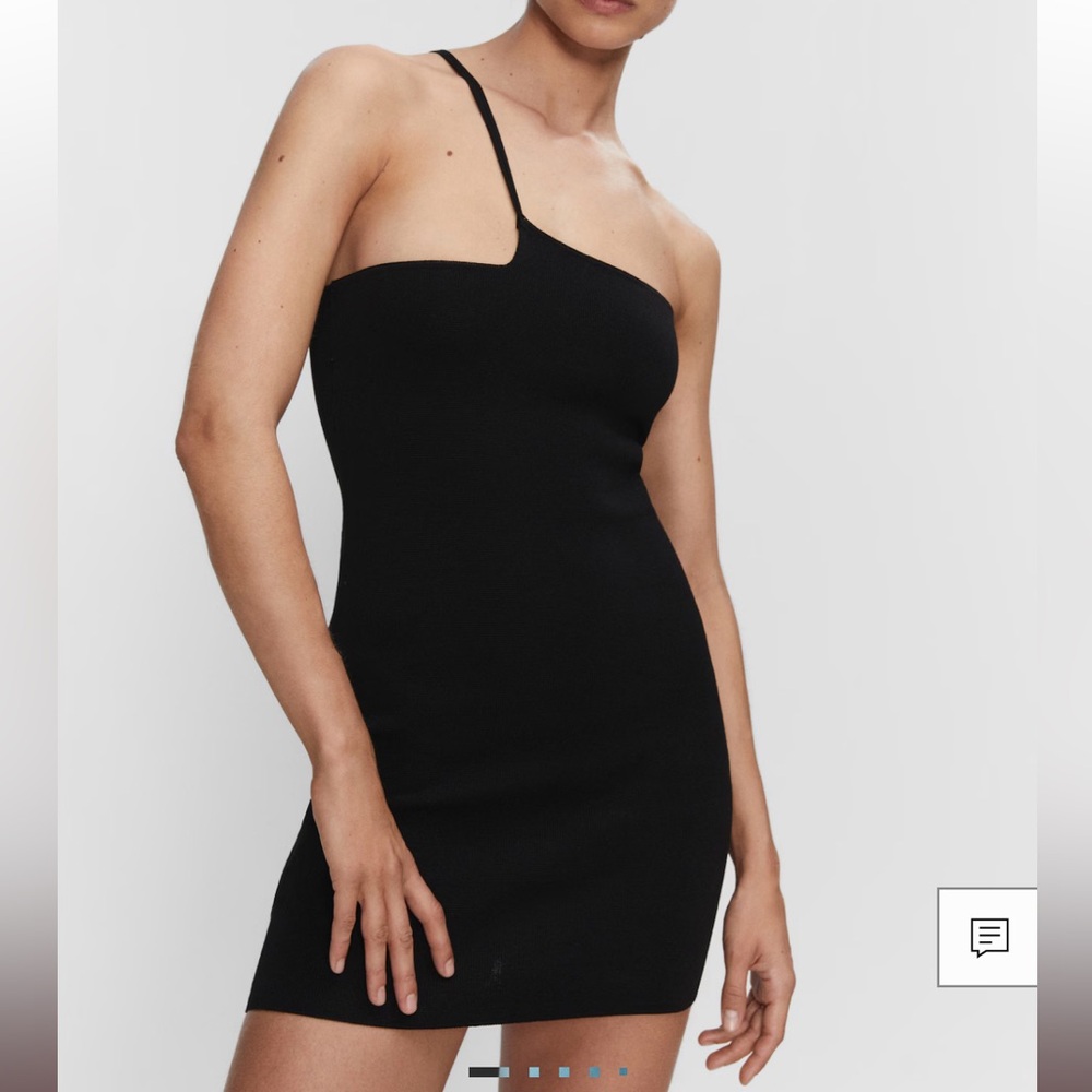 ASYMMETRIC NECKLINE DRESS 6